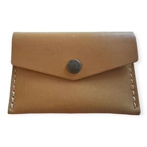 NWOT Portland Leather Sunflower Daisy Leather Card Holder